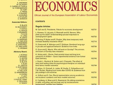 Cover Labour Economics